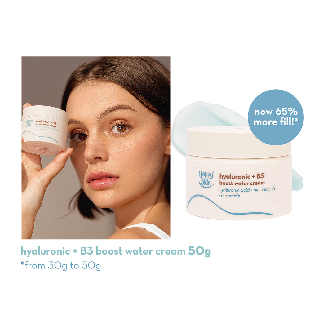 Happy Skin Hyaluronic + B3 Boost Water Cream