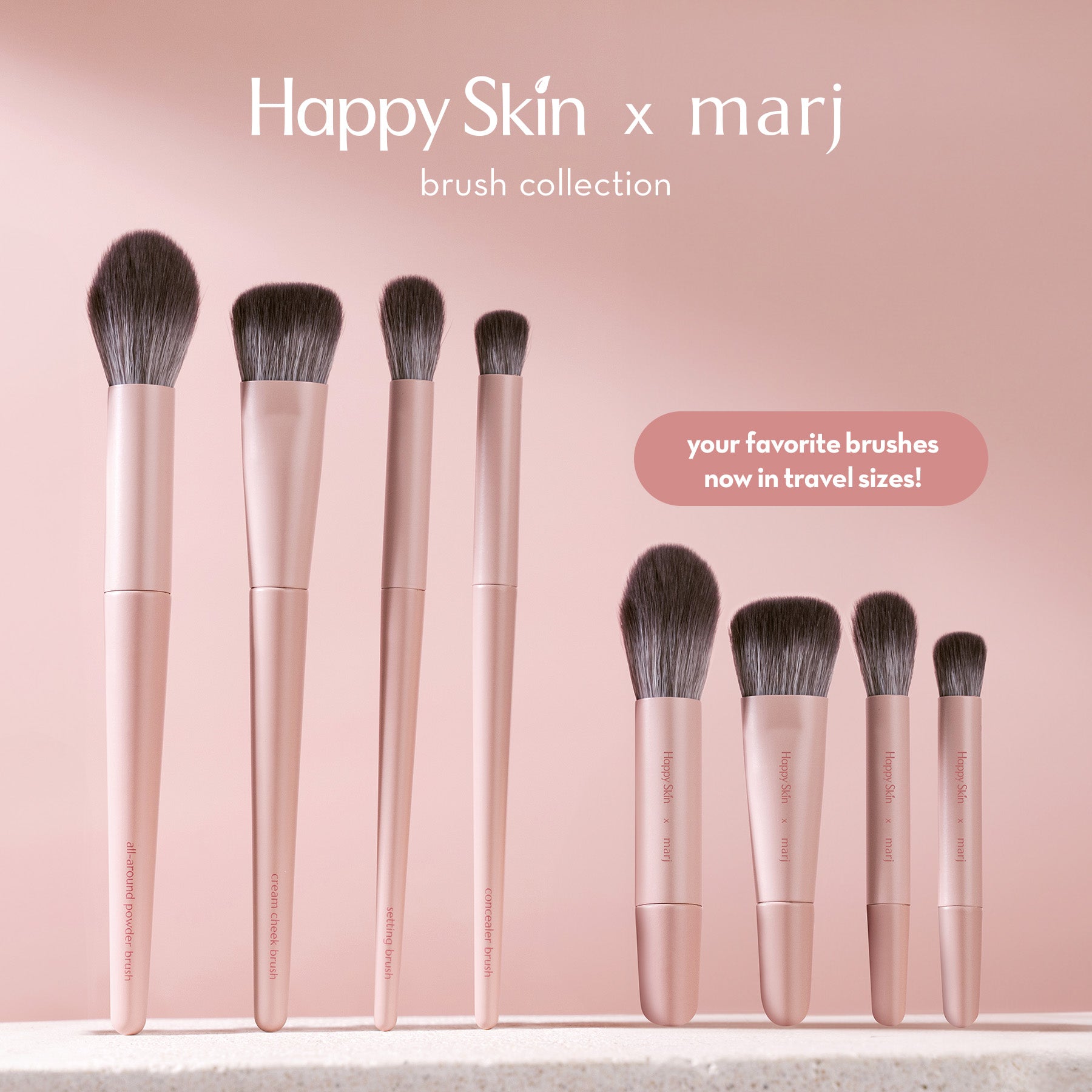 Happy Skin x Marj Petite Brush Set