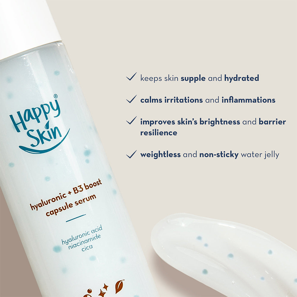 Happy Skin Hyaluronic + B3 Boost Capsule Serum