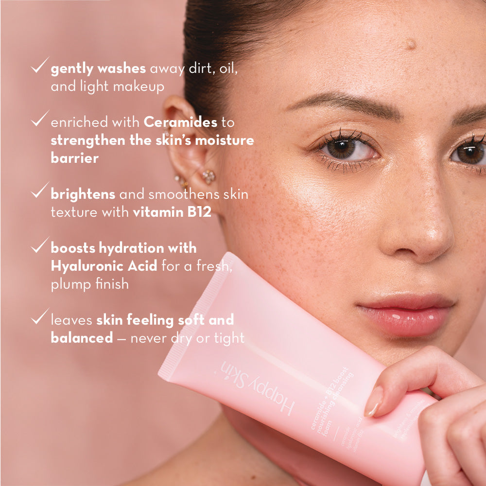 Happy Skin Ceramide Skincare Glow Trio Set