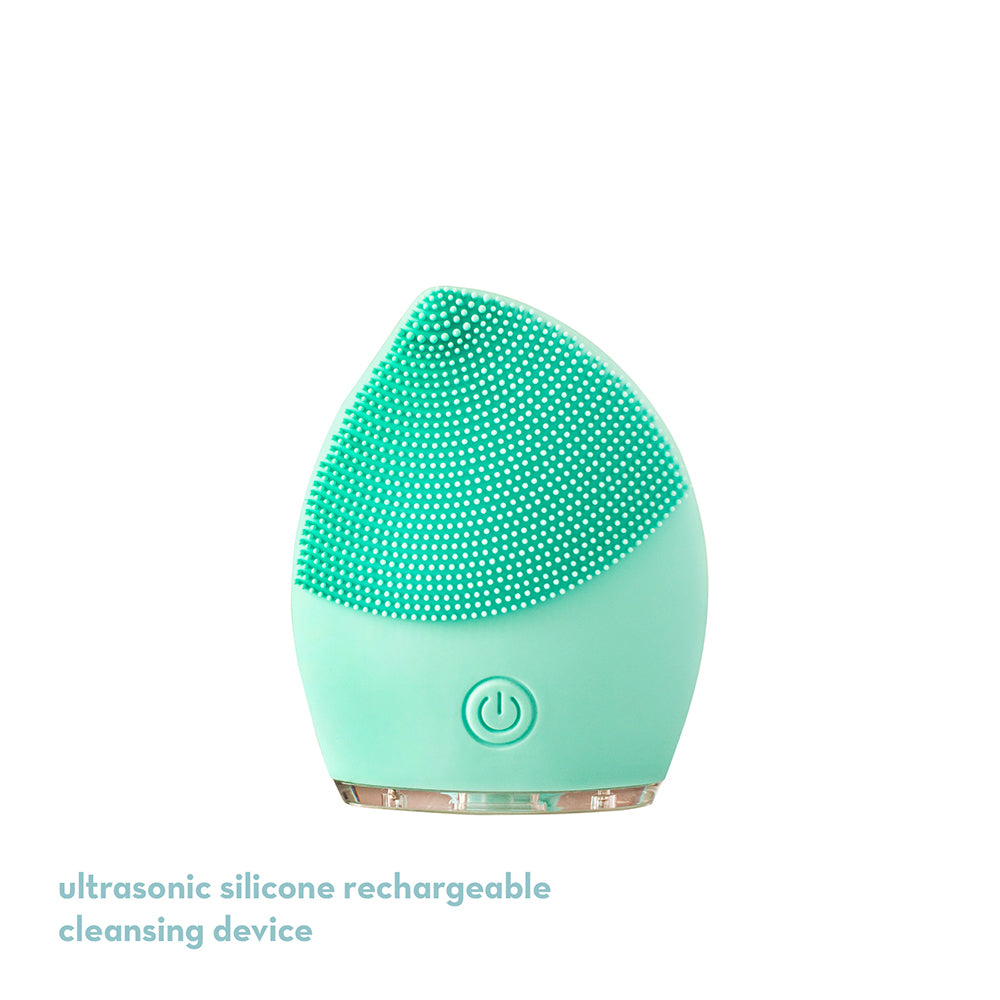 Happy Skin Ultrasonic Silicone Rechargeable Cleansing Device
