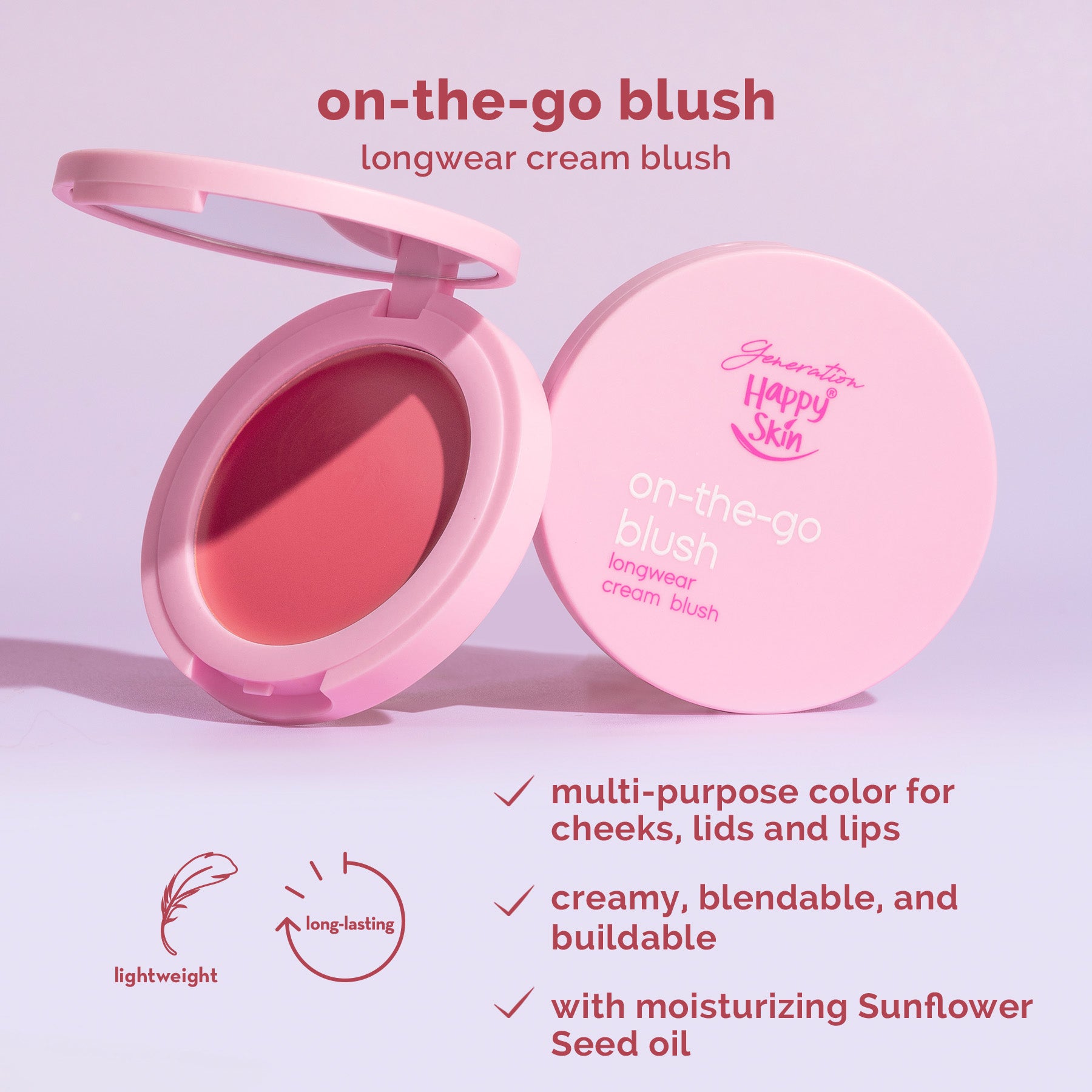 Generation Happy Skin On-The-Go Longwear Cream Blush