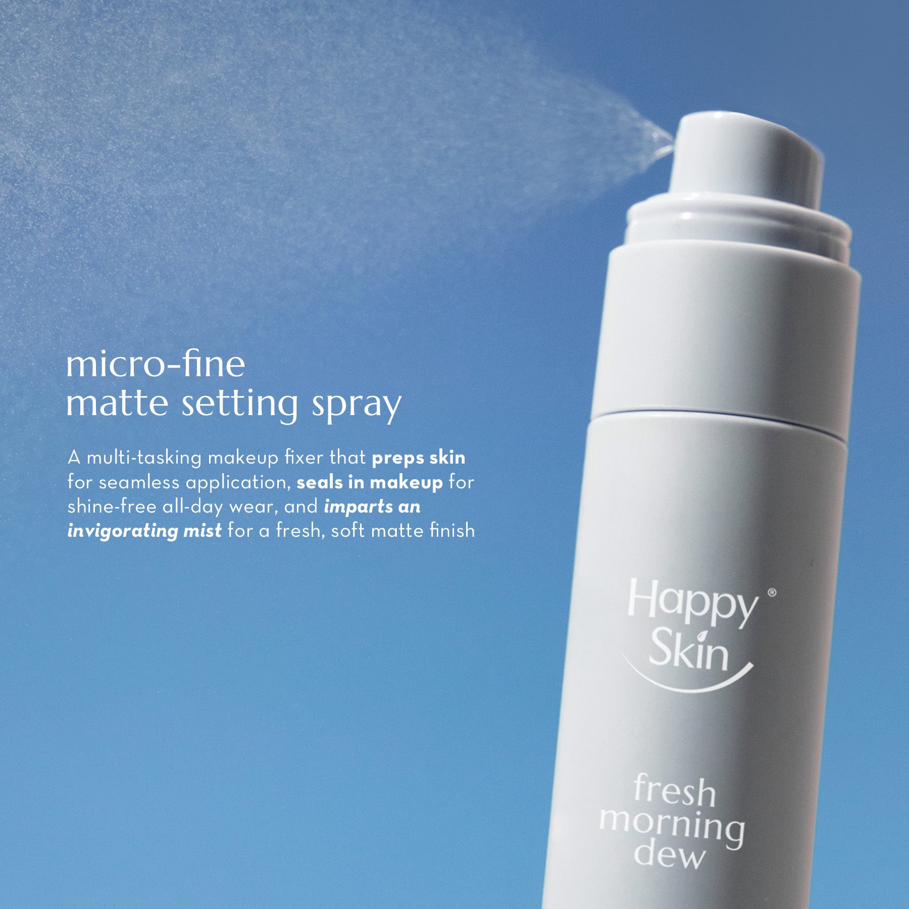 Happy Skin Fresh Morning Dew Micro-fine Matte Setting Spray