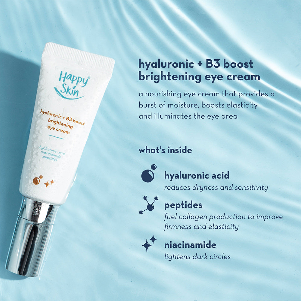 Happy Skin Hyaluronic + B3 Boost Brightening Eye Cream