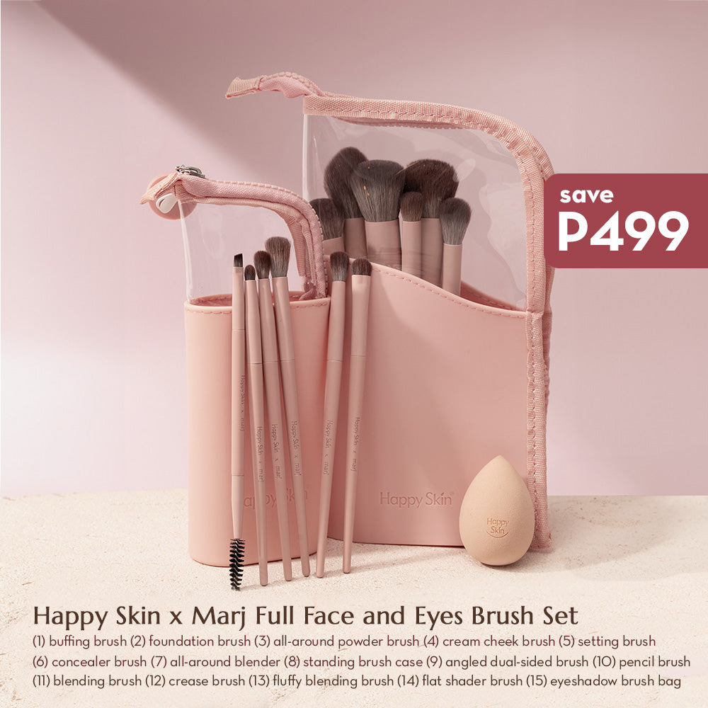 Happy Skin x Marj Full Face and Eyes Brush Set (13-piece Collection)