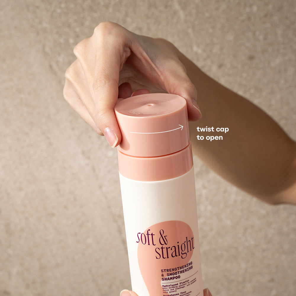 Happy Skin Hair Soft & Straight Strengthening and Smoothening Shampoo