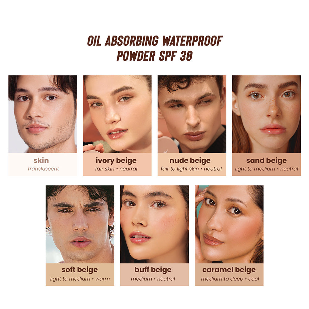Happy Skin Oil Absorbing Waterproof Powder SPF 30