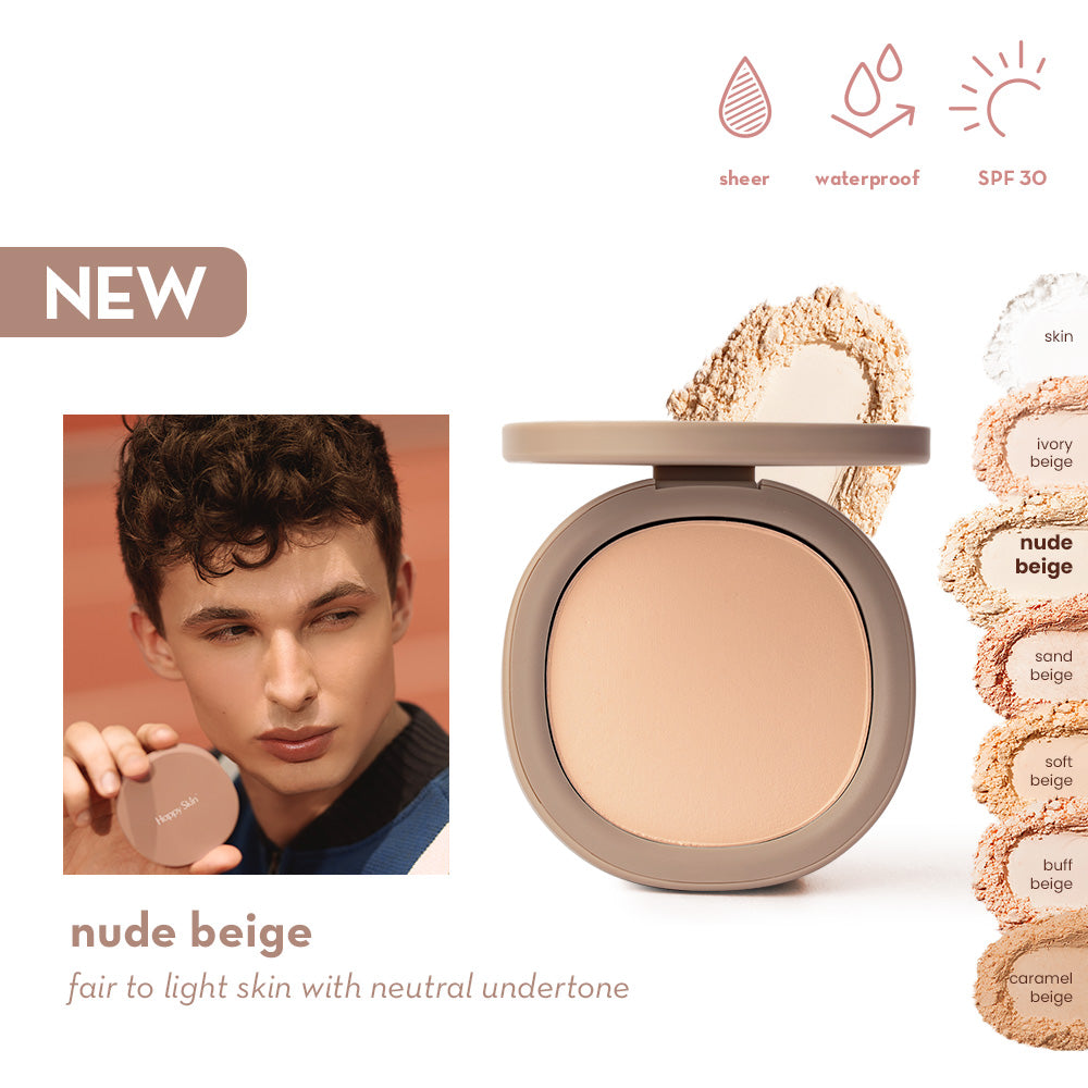 Happy Skin Oil Absorbing Waterproof Powder SPF 30