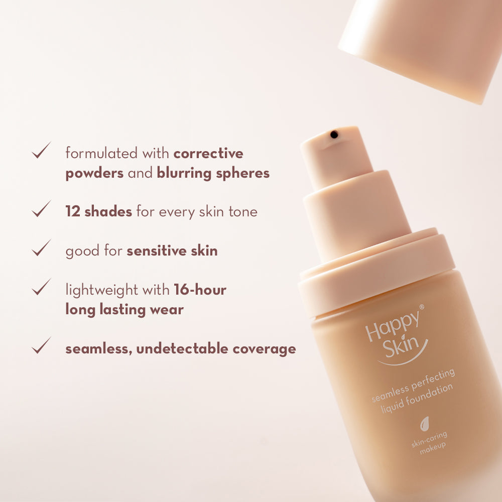 Happy Skin Off Duty Seamless Perfecting Liquid Foundation