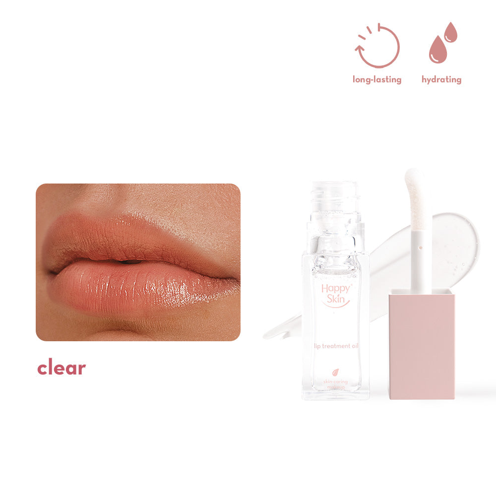 Happy Skin Lip Treatment Oil in Clear