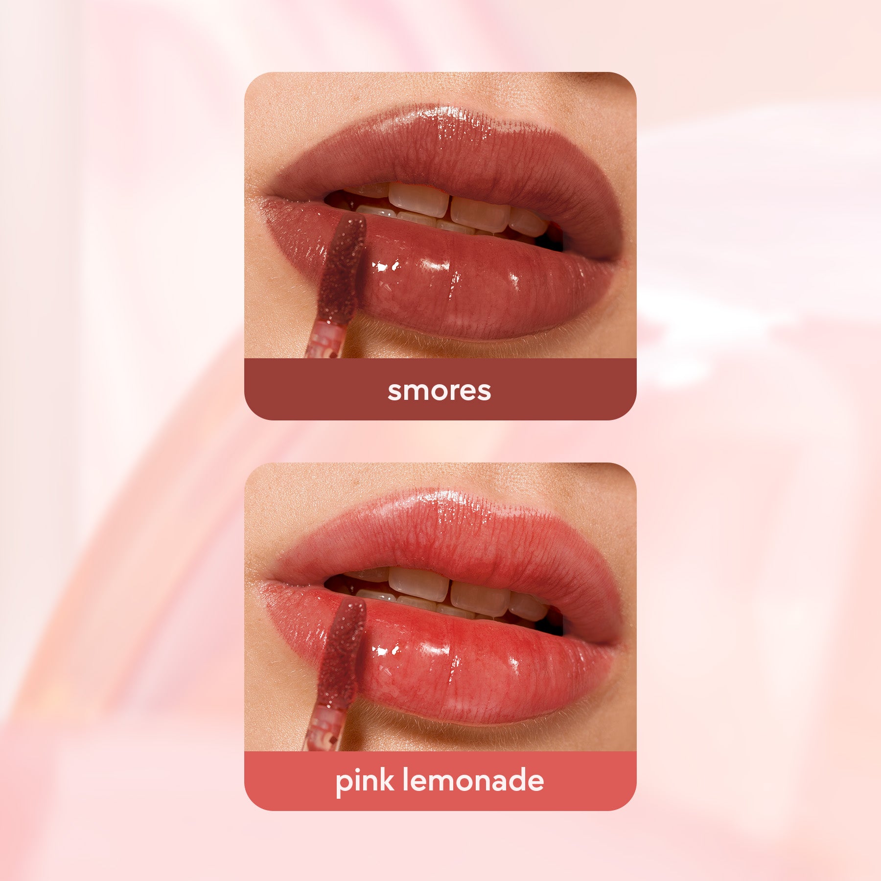 Happy Skin Lip Jelly Duo in Smores and Pink Lemonade