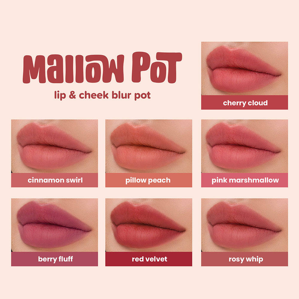 Happy Skin Mallow Pot + Lip Brush Duo