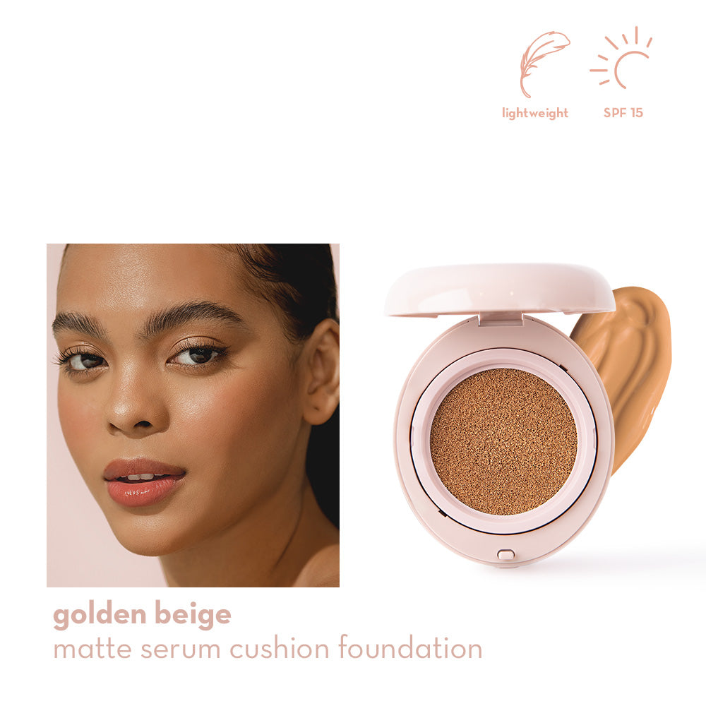 Happy Skin Second Skin Matte Serum Cushion Foundation SPF15