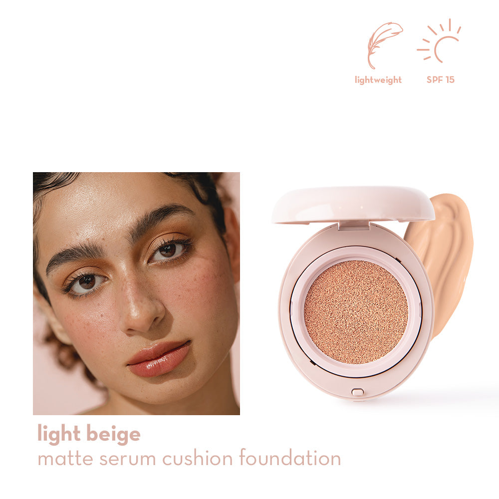 Happy Skin Second Skin Matte Serum Cushion Foundation SPF15