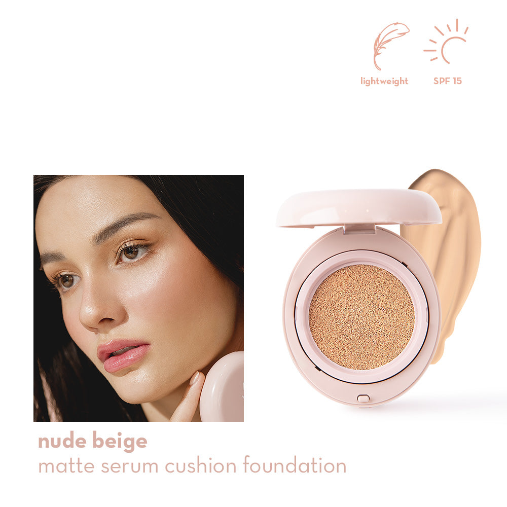 Happy Skin Second Skin Matte Serum Cushion Foundation SPF15