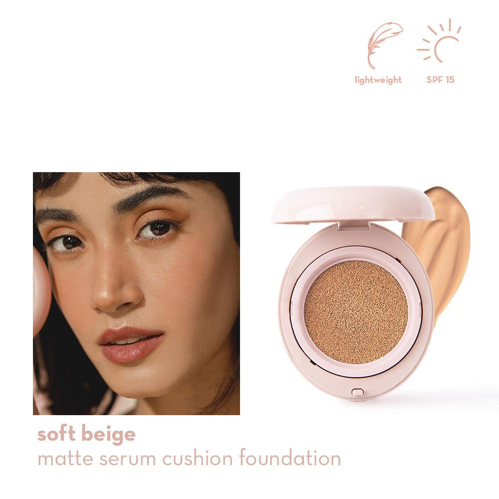 Happy Skin Second Skin Matte Serum Cushion Foundation SPF15