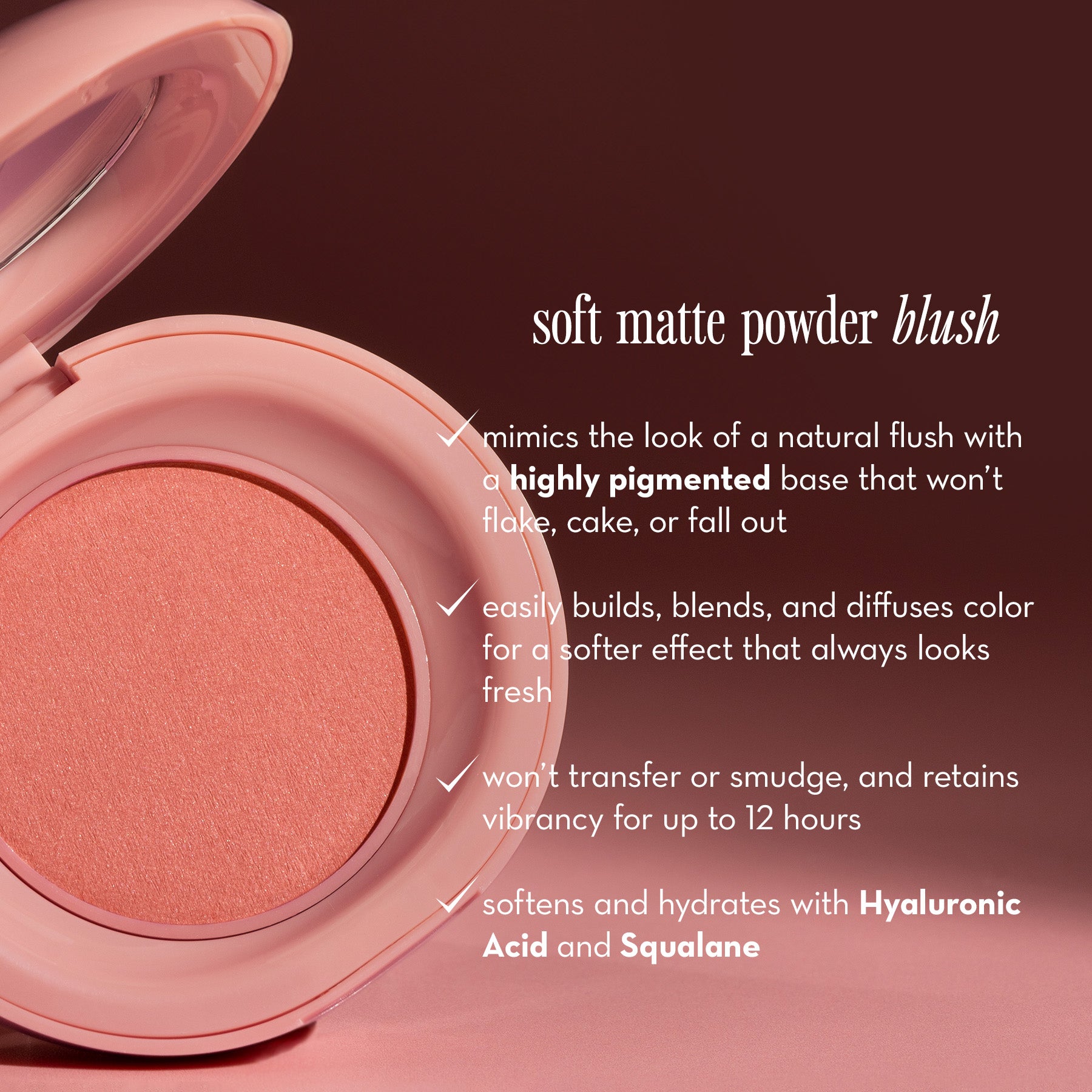 Happy Skin Second Skin Soft Matte Powder Blush