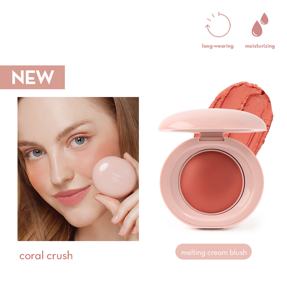 Happy Skin Second Skin Blush Duo (Coral Crush + Sunset Peach)