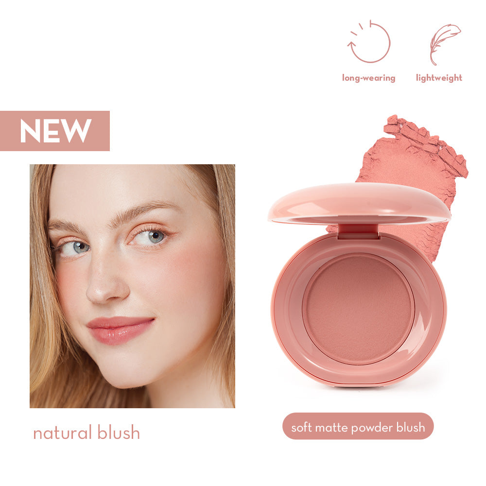 Happy Skin Second Skin Soft Matte Powder Blush