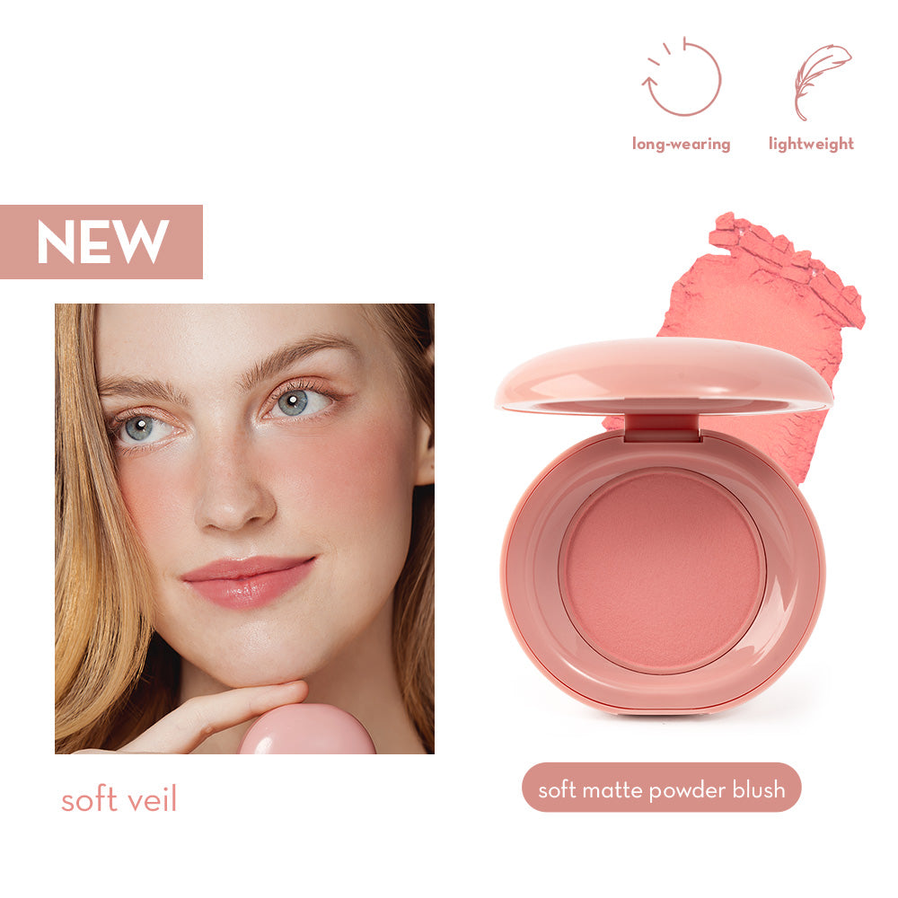 Happy Skin Second Skin Soft Matte Powder Blush