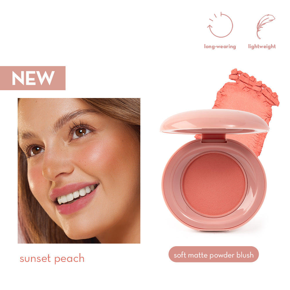 Happy Skin Second Skin Soft Matte Powder Blush