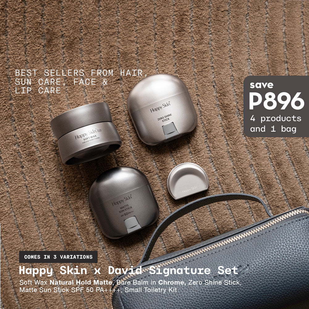 David Collection Makeup Happy Skin x David Signature Set