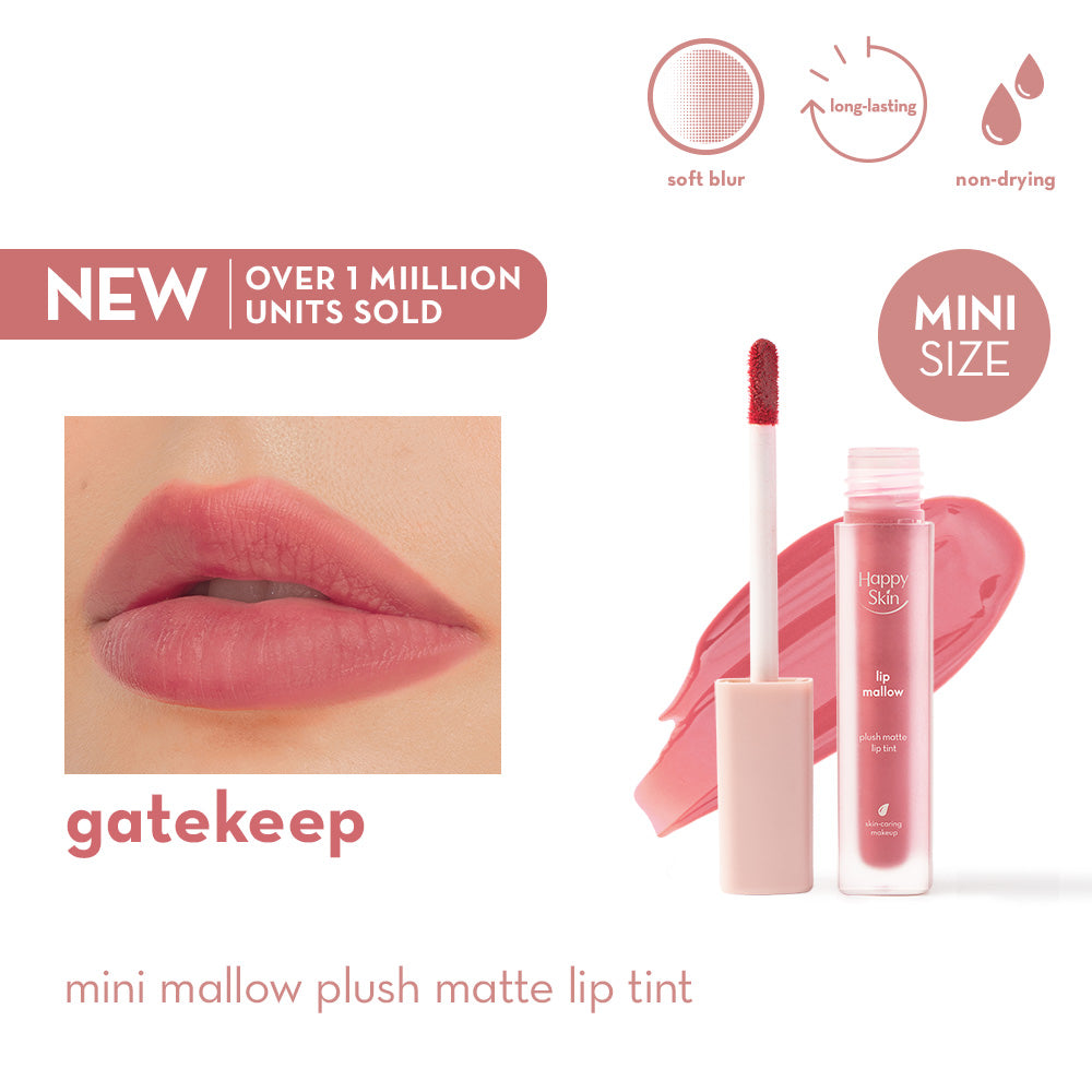 Happy Skin Mini Lip Mallow Plush Matte Lip Tint
