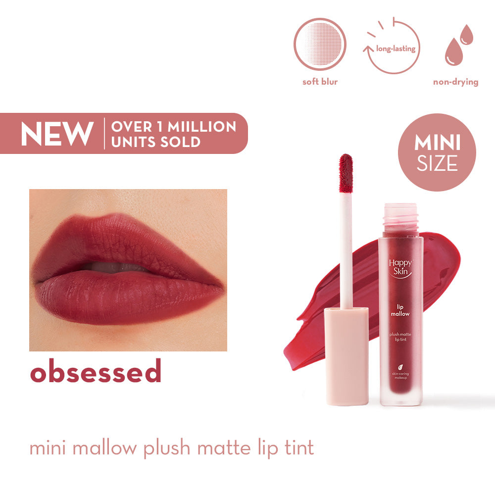 Happy Skin Mini Lip Mallow Plush Matte Lip Tint