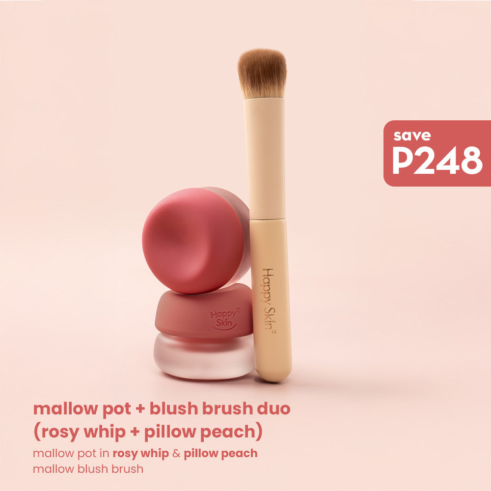 Happy Skin Mallow Pot + Blush Brush Duo