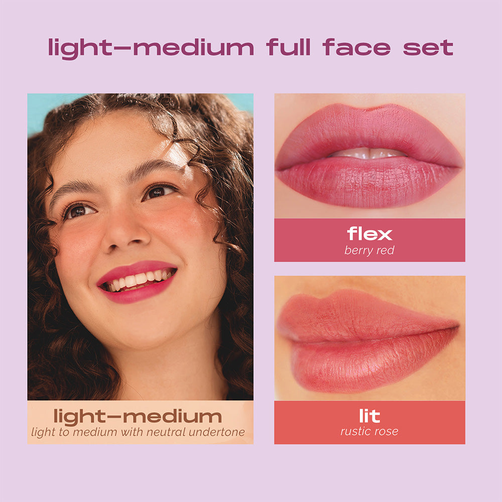 Generation Happy Skin Light-Medium Full Face Set