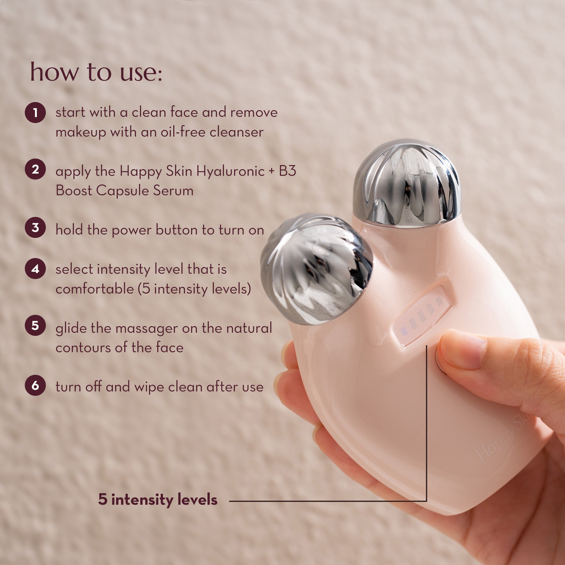 Happy Skin Face Sculpting Microcurrent Device