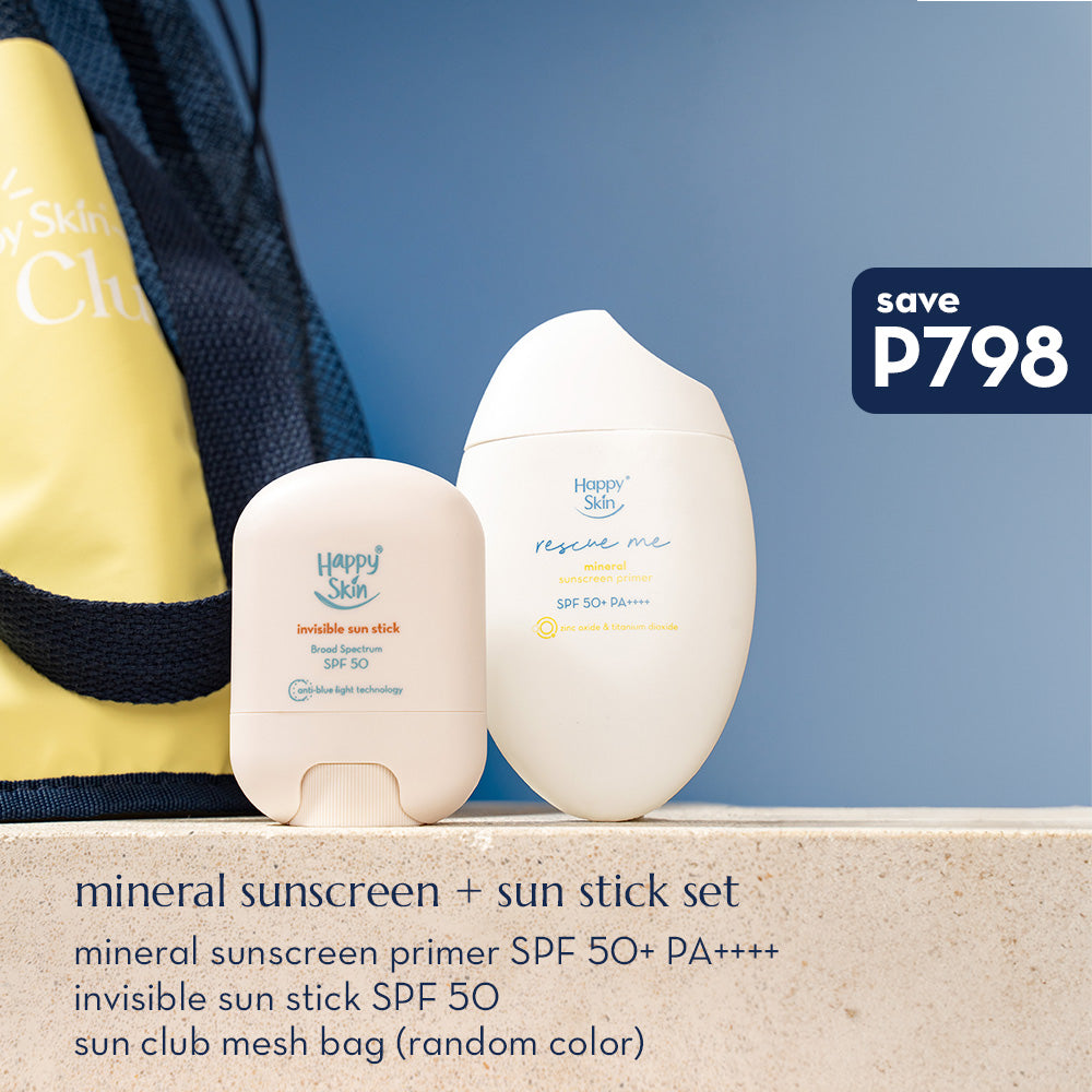 Happy Skin Mineral Sunscreen + Sun Stick Set