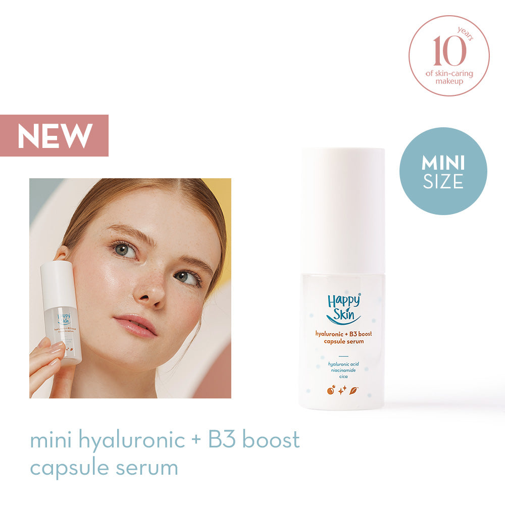 Happy Skin Mini Hyaluronic + B3 Boost Capsule Serum
