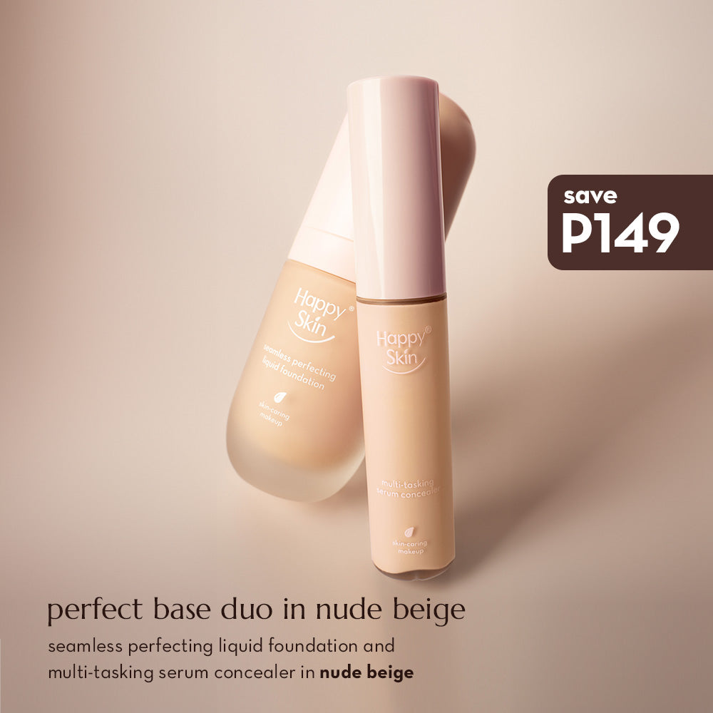 Happy Skin Off Duty Perfect Base Duo: Foundation and Concealer