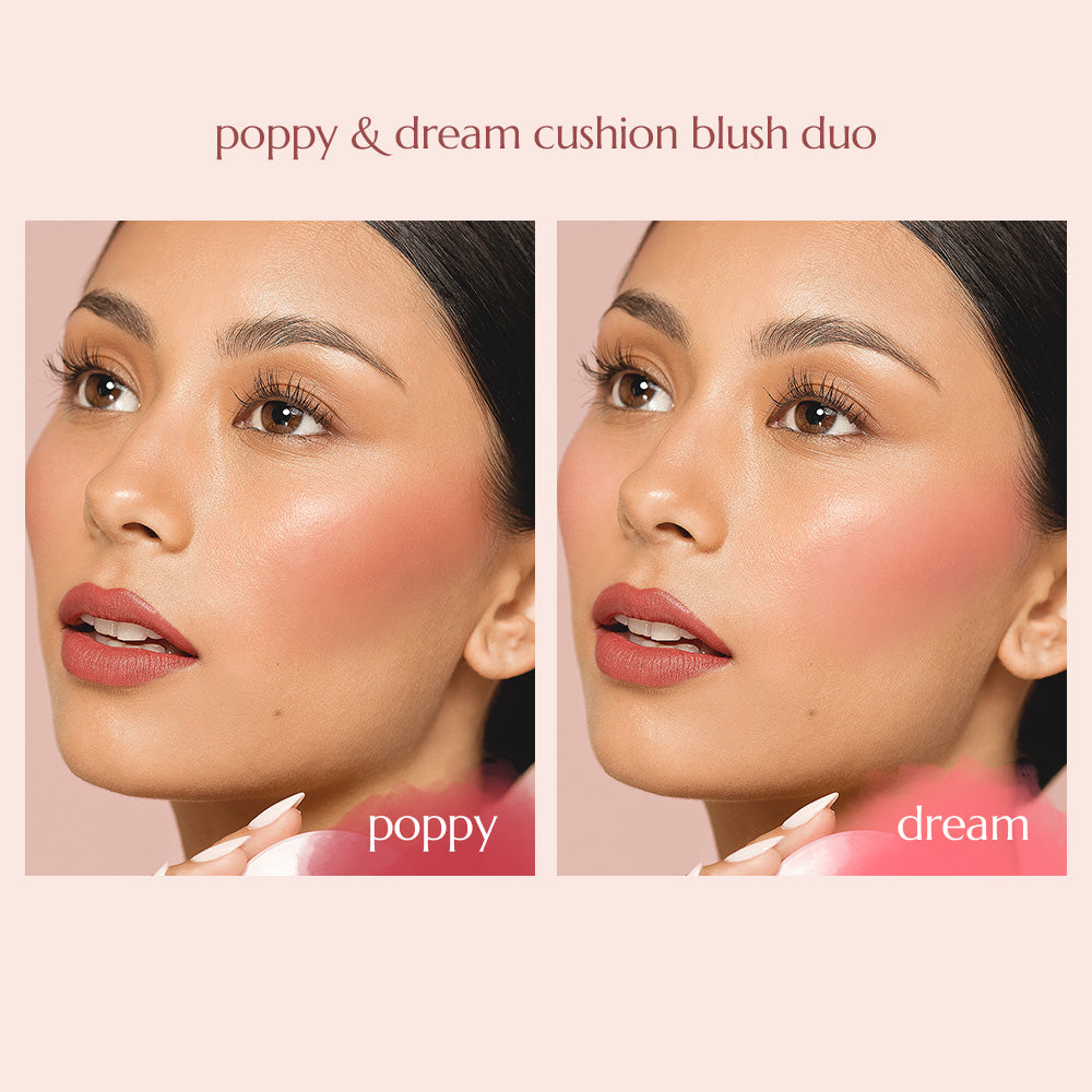 Happy Skin Poppy & Dream Cushion Blush Duo