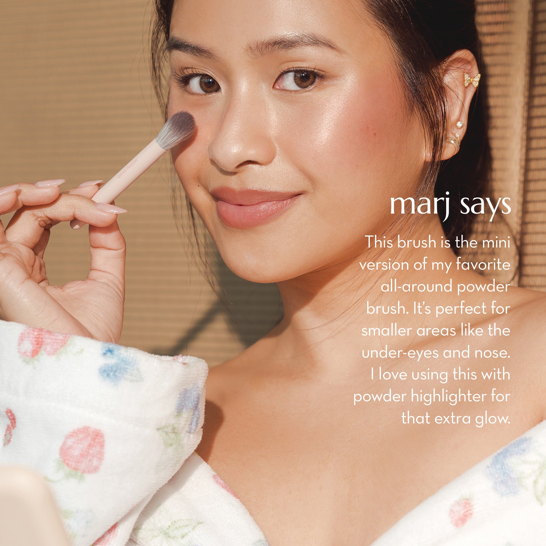 Happy Skin x Marj Mini Setting Brush