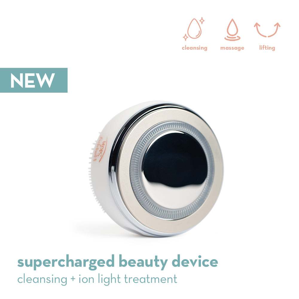Happy Skin Supercharged Beauty Device Cleansing + Ion Light Treatment